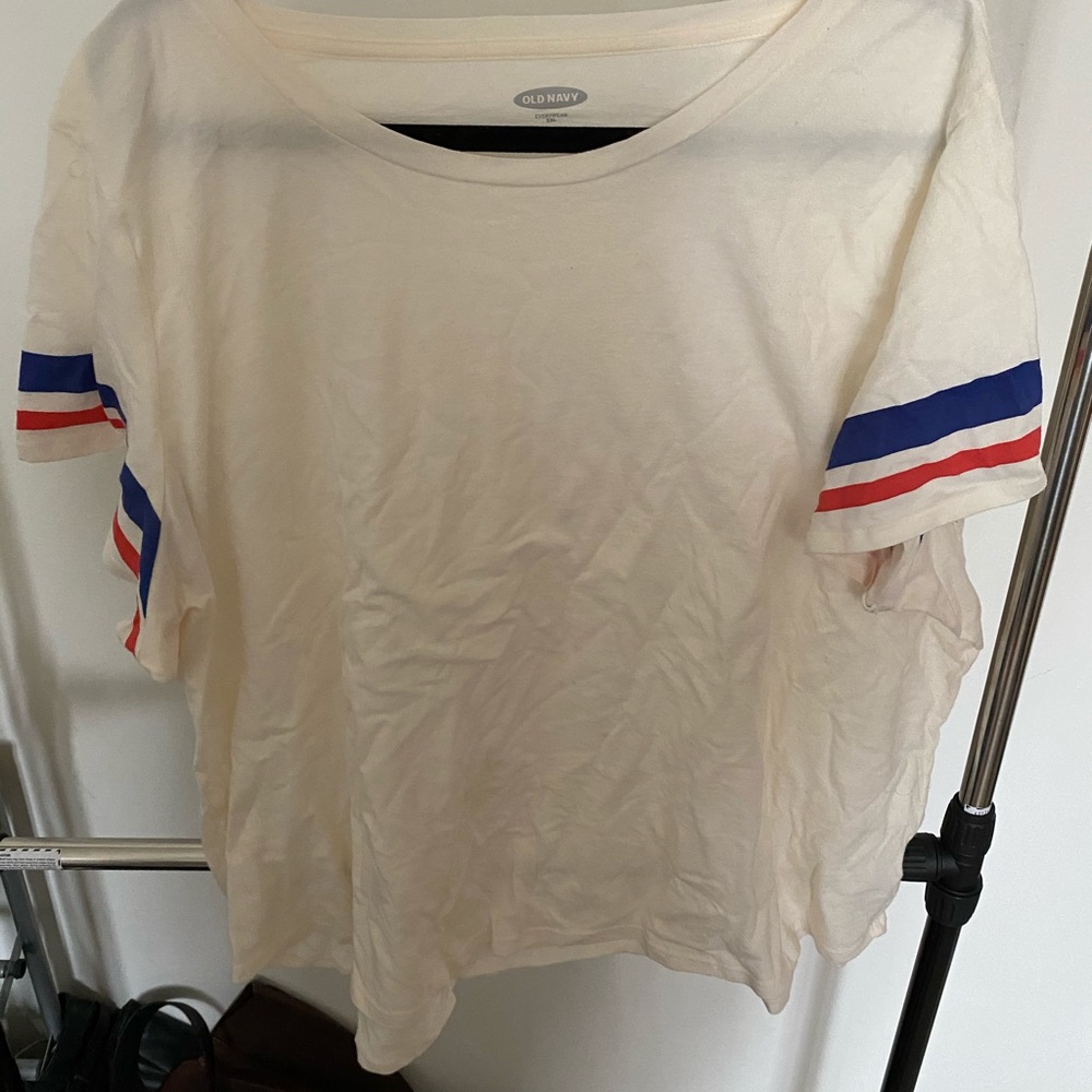 Varsity style tee